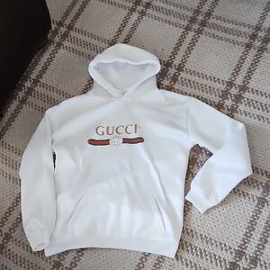 White Hoodie Size Small New No Tags